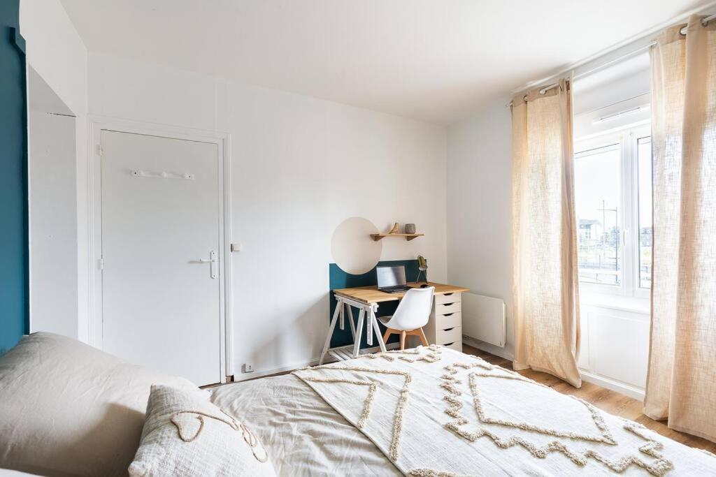 La Clef - Appartement Proche Centre Et Gare Сен-Бриё Экстерьер фото